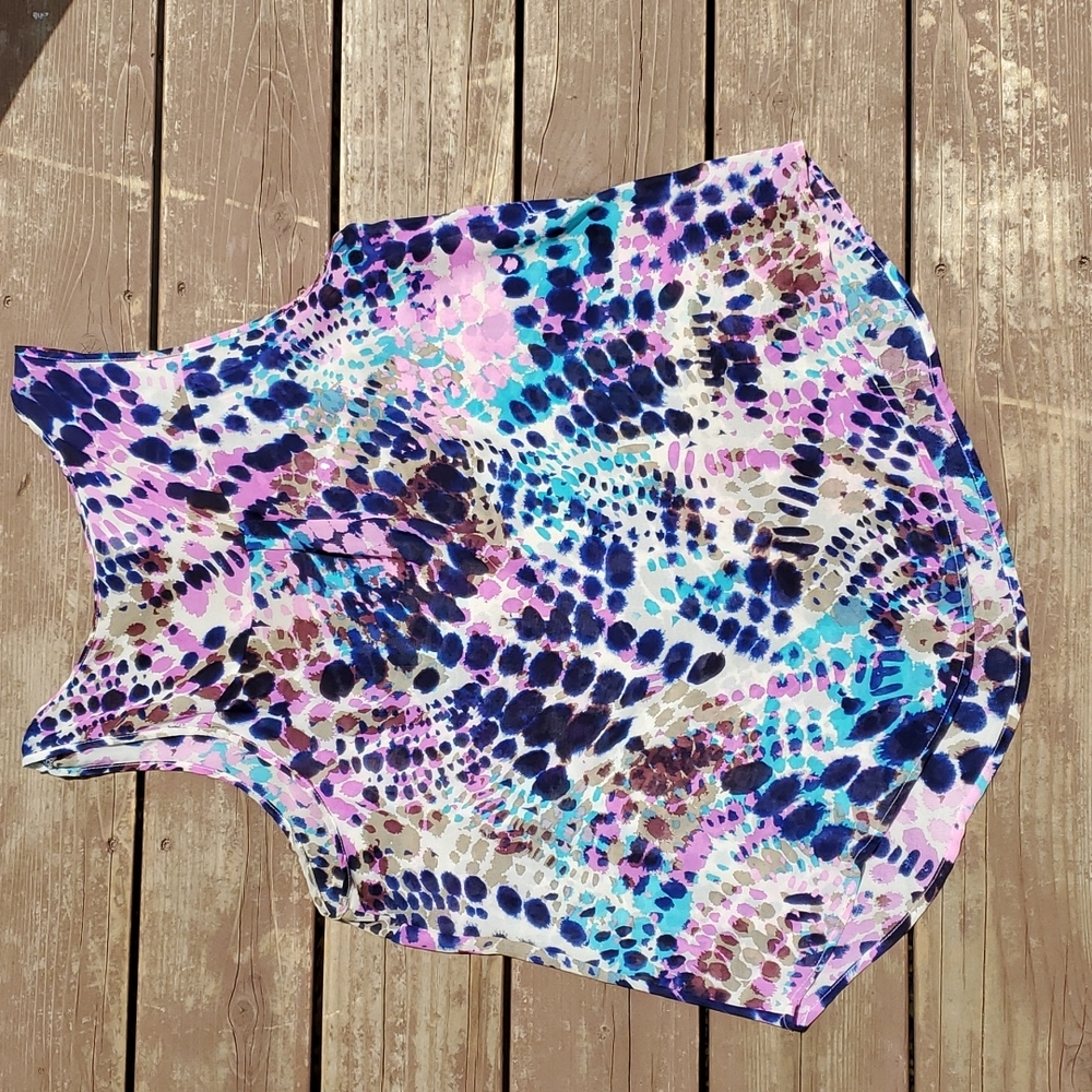 Multi Color Tank Top Splatter Pattern Torrid Size… - image 2